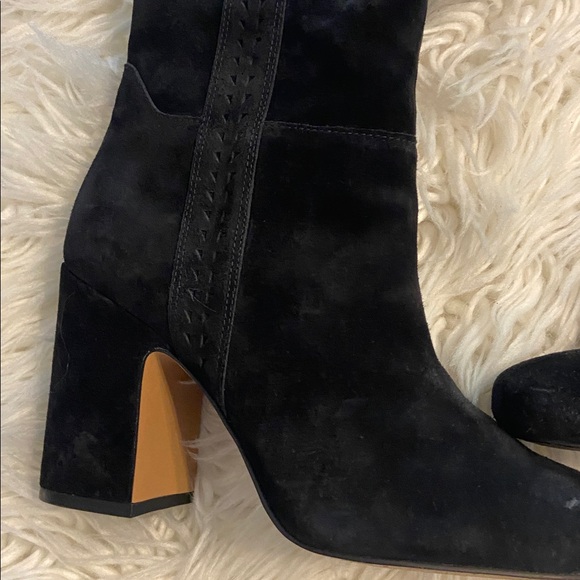 Franco Sarto Black Over the Knee Suede Boots size 7.5 BNWOT see all photos - Picture 14 of 16